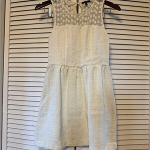 Charming White Sleeveless Dress - Perfect for Easter or Bridal Shower